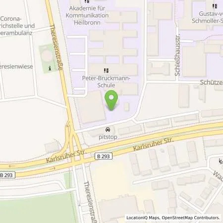 Standortübersicht der Tankstelle SMATRICS GmbH & Co KG in 74072 Heilbronn