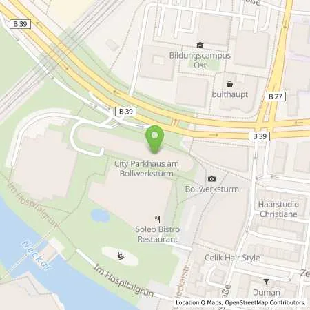 Standortübersicht der Tankstelle Stadtwerke Heilbronn GmbH in 74072 Heilbronn