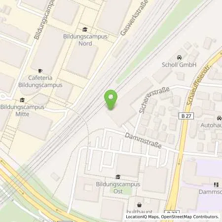 Standortübersicht der Tankstelle EnBW mobility+ AG und Co.KG in 74076 Heilbronn