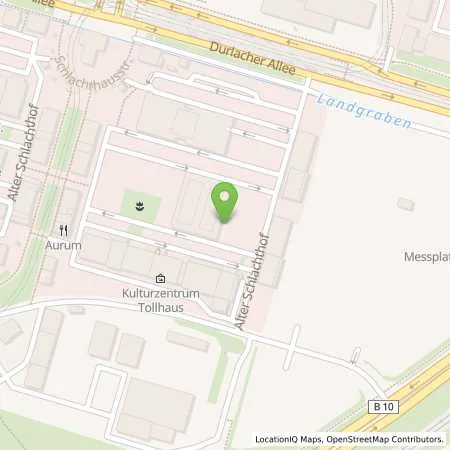 Standortübersicht der Tankstelle EnBW mobility+ AG und Co.KG in 76131 Karlsruhe