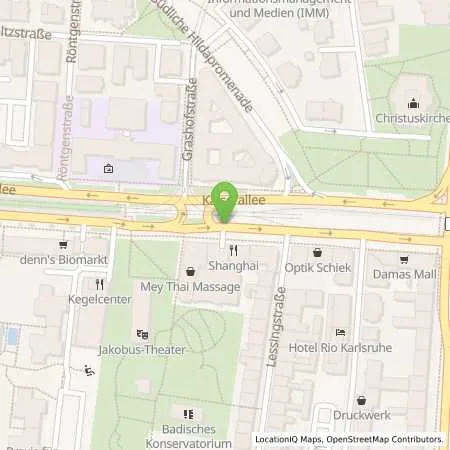 Standortübersicht der Tankstelle Charge-ON in 76133 Karlsruhe