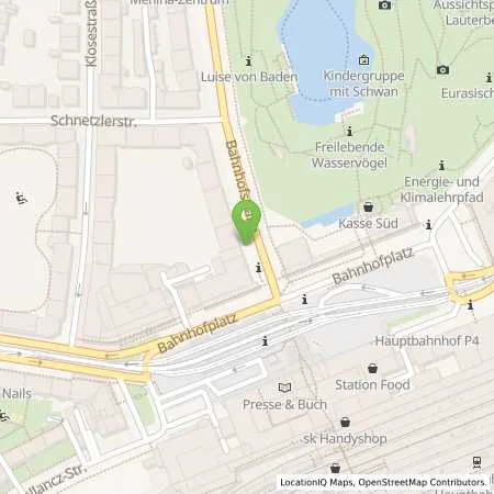 Standortübersicht der Tankstelle EnBW mobility+ AG und Co.KG in 76137 Karlsruhe