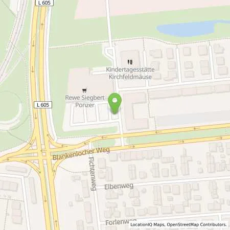 Standortübersicht der Tankstelle Pfalzwerke AG in 76149 Karlsruhe