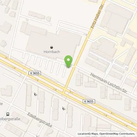 Standortübersicht der Tankstelle Pfalzwerke AG in 76185 Karlsruhe