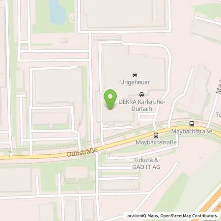 Standortübersicht der Tankstelle Emscher Lippe Energie GmbH in 76227 Karlsruhe