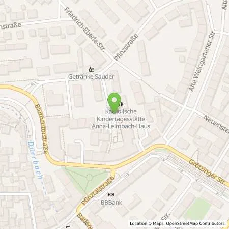 Standortübersicht der Tankstelle Teas Energie Solutions GmbH in 76227 Karlsruhe