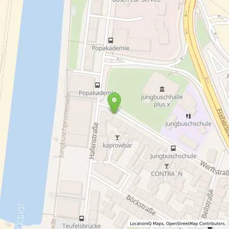 Standortübersicht der Tankstelle MVV Energie AG in 68159 Mannheim