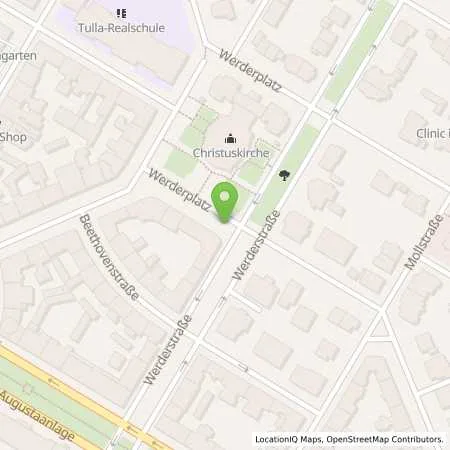 Standortübersicht der Tankstelle MVV Energie AG in 68161 Mannheim