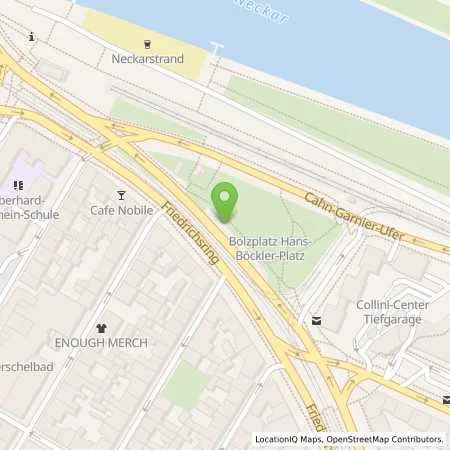 Standortübersicht der Tankstelle MVV Energie AG in 68161 Mannheim