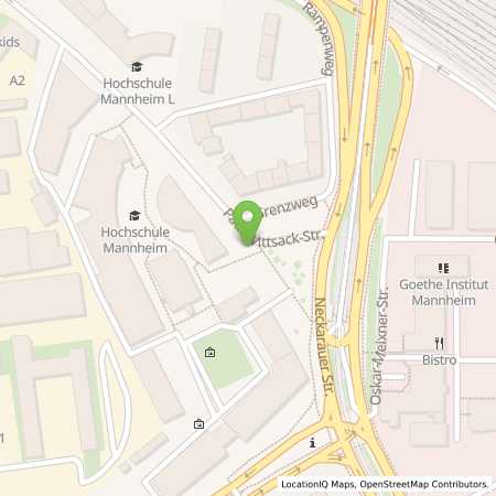 Standortübersicht der Strom (Elektro) Tankstelle: MVV Energie AG in 68163, Mannheim
