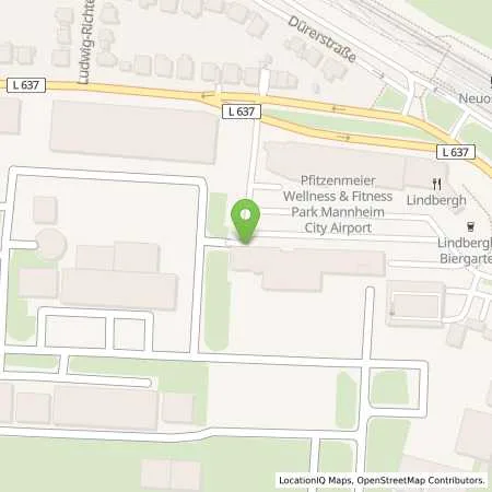 Standortübersicht der Tankstelle MVV Energie AG in 68163 Mannheim