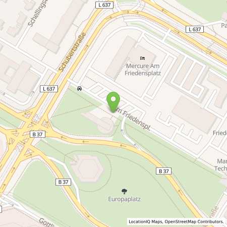Standortübersicht der Strom (Elektro) Tankstelle: MVV Energie AG in 68165, Mannheim