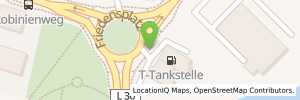 Position der Tankstelle Total Station