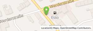 Position der Tankstelle Esso Station