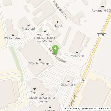 Standortübersicht der Tankstelle Freie Tankstelle beim E-Center (Automatentankstelle) in 79761 Waldshut-Tiengen