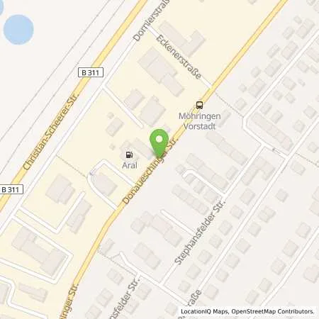 Standortübersicht der Tankstelle Aral Station in 78532 Tuttlingen