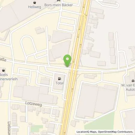 Standortübersicht der Tankstelle Total Station in 46395 Bocholt