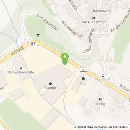 Standortübersicht der Tankstelle Aral Station in 32825 Blomberg