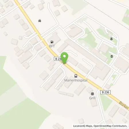 Standortübersicht der Tankstelle bft Tankstelle in 44534 Lünen