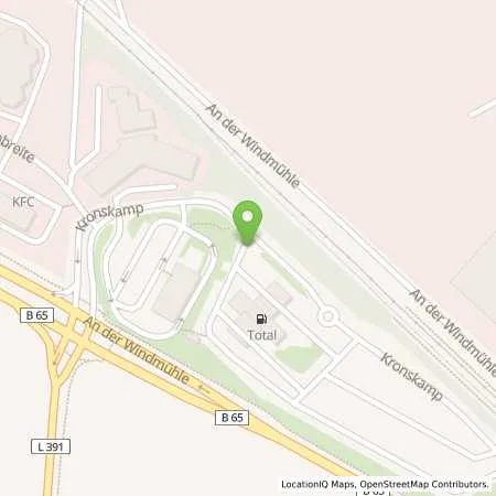 Standortübersicht der Tankstelle Total Autohof in 30890 Barsinghausen