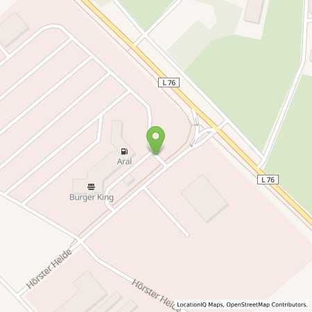 Standortübersicht der Erdgas (CNG) Tankstelle: Aral Autohof in 49434, Neuenkirchen
