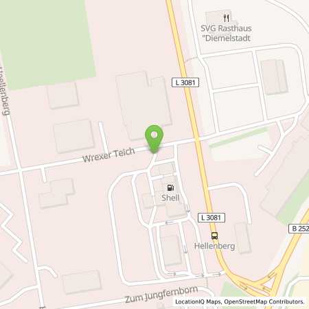 Standortübersicht der Erdgas (CNG) Tankstelle: Shell Station in 34474, Diemelstadt
