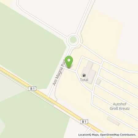 Standortübersicht der Tankstelle Total Station in 14542 Plötzin