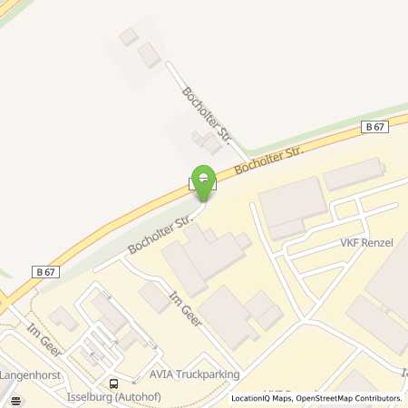 Standortübersicht der Erdgas (CNG) Tankstelle: Avia Station in 46419, Isselburg

