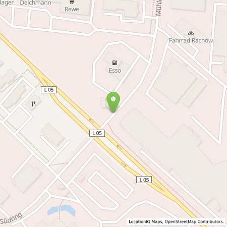 Standortübersicht der Tankstelle Esso Station in 19243 Wittenburg