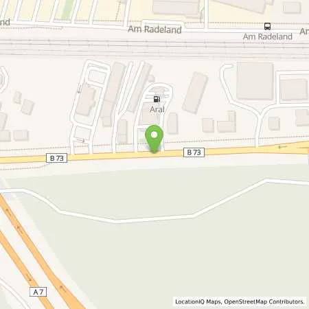 Standortübersicht der Tankstelle Aral Station in 21075 Hamburg