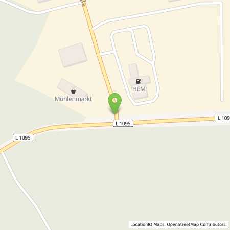 Standortübersicht der Erdgas (CNG) Tankstelle: HEM Tankstelle in 07907, Schleiz
