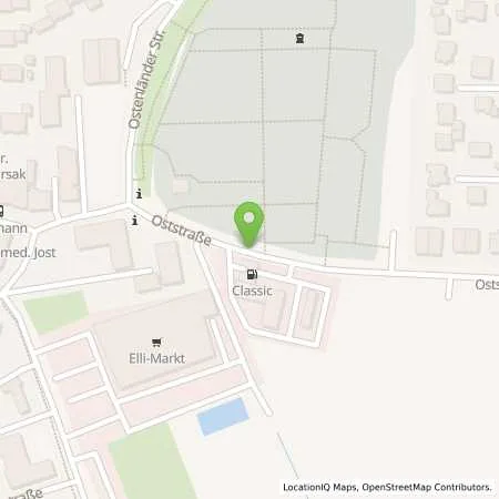 Standortübersicht der Tankstelle Aral Station in 33129 Delbrück