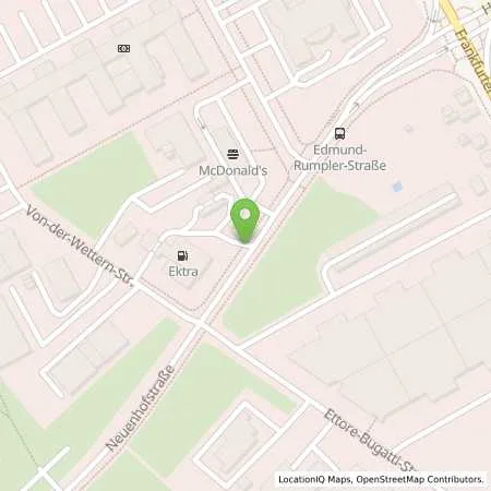 Standortübersicht der Tankstelle Ektra Tankstelle in 51149 Köln