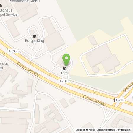 Standortübersicht der Erdgas (CNG) Tankstelle: Total Tankstelle in 45881, Gelsenkirchen
