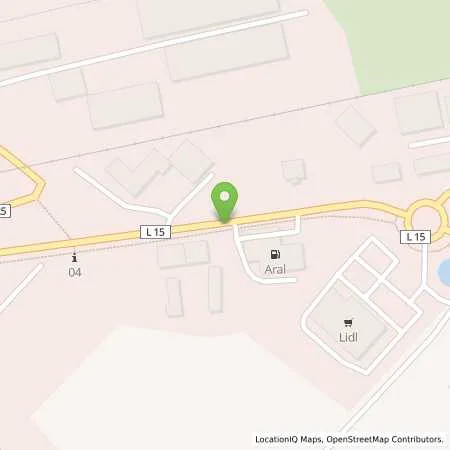 Standortübersicht der Tankstelle Aral Tankstelle in 16909 Wittstock