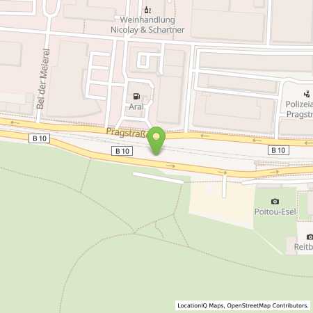 Standortübersicht der Erdgas (CNG) Tankstelle: Aral Tankstelle in 70376, Stuttgart

