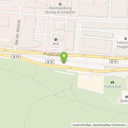 Standortübersicht der Tankstelle Aral Tankstelle in 70376 Stuttgart