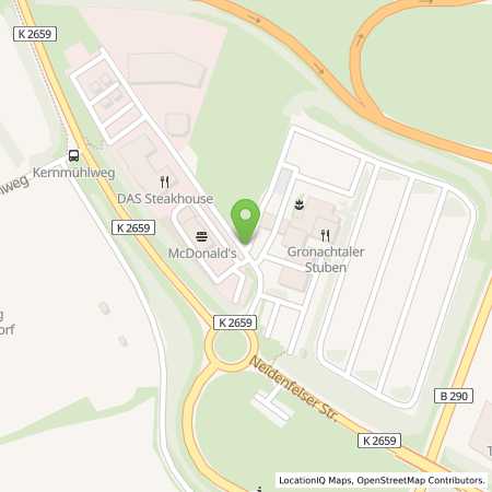 Standortübersicht der Erdgas (CNG) Tankstelle: Esso Autohof in 74589, Satteldorf

