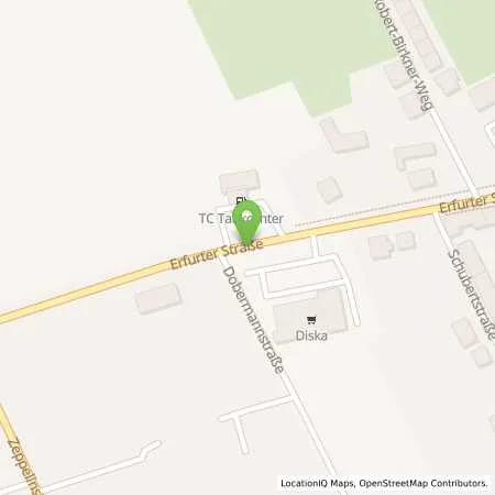 Standortübersicht der Tankstelle Total Station in 99510 Apolda