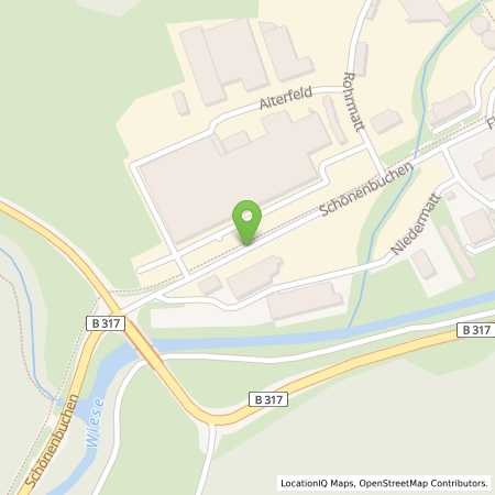 Standortübersicht der Erdgas (CNG) Tankstelle: bft Tankstelle in 79677, Schönau
