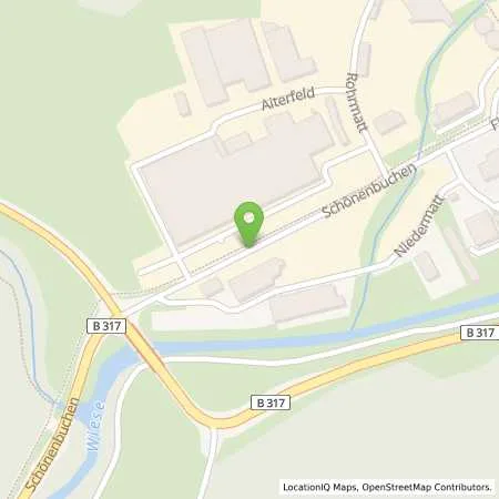 Standortübersicht der Tankstelle bft Tankstelle in 79677 Schönau