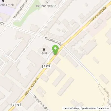 Standortübersicht der Tankstelle Aral Station in 08523 Plauen