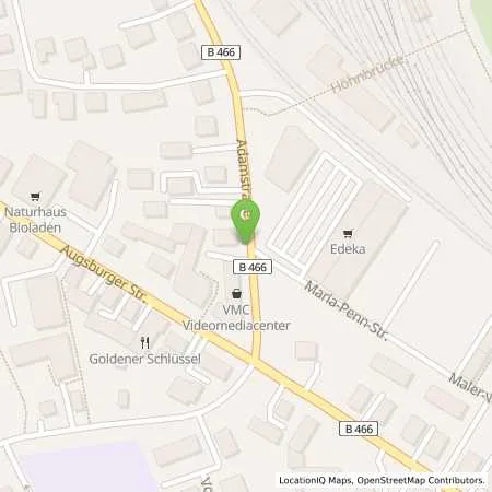 Standortübersicht der Tankstelle BayWa Tankstelle (Automatentankstelle) in 86720 Nördlingen