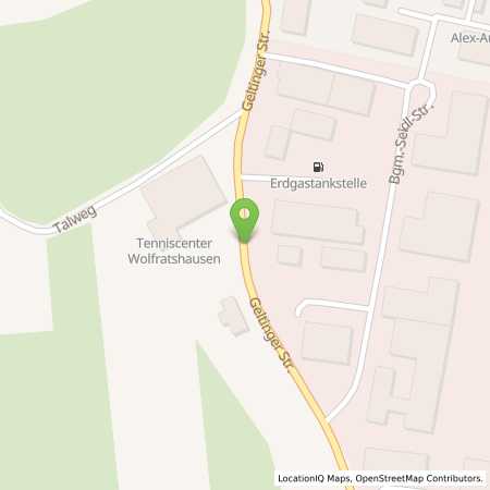 Standortübersicht der Erdgas (CNG) Tankstelle: Betriebshoftankstelle (Automatentankstelle) in 82515, Wolfratshausen
