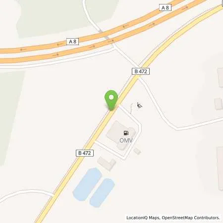 Standortübersicht der Tankstelle OMV Tankstelle in 83737 Irschenberg