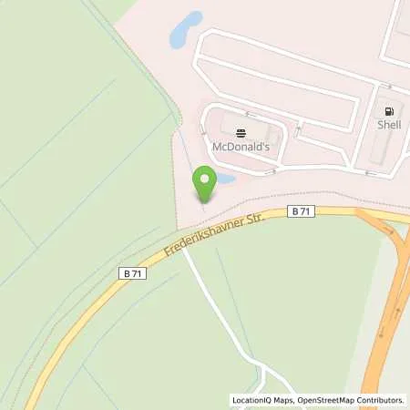 Standortübersicht der Tankstelle Shell Autohof Bremerhaven-Wulsdorf in 27572 Bremerhaven (Wulsdorf)