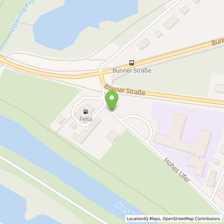Standortübersicht der Erdgas (CNG) Tankstelle: Felta Tankstelle in 49624, Löningen
