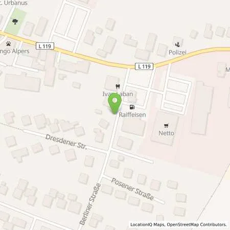 Standortübersicht der Tankstelle Raiffeisen Tankstelle (Automatentankstelle) in 27632 Dorum