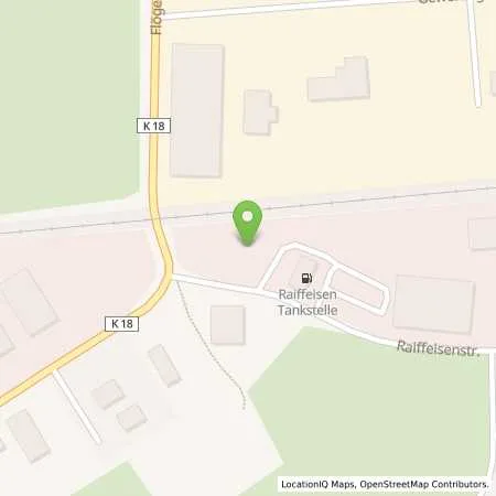 Standortübersicht der Tankstelle Raiffeisen Tankstelle (Automatentankstelle) in 27624 Bad Bederkesa