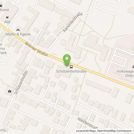 Standortübersicht der Tankstelle Aral Station in 26135 Oldenburg (Oldb.)